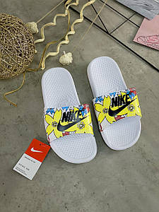 Жіночі Шльопанці Nike Benassi White 36-37-38-40