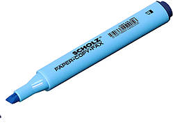 Маркер текстовий тонкий Блакитний 1-4мм. арт 220 Scholz