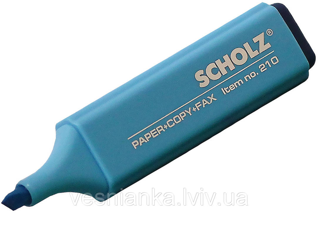 Маркер текстовий блакитний 1-5 мм. арт 210 Scholz