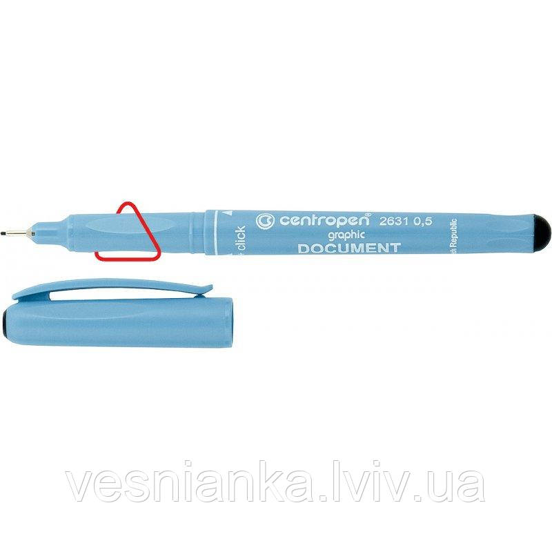 Маркер Liner 0.7 мм Чорний Centropen