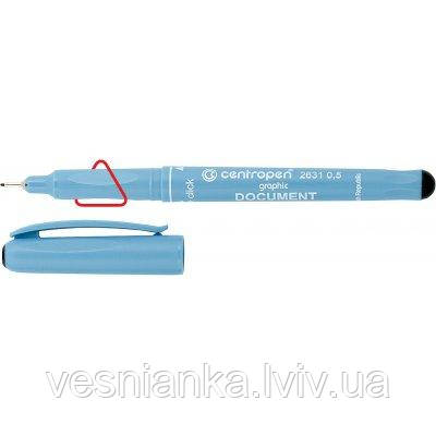 Маркер Liner 0.5 мм Чорний Centropen