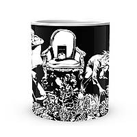 Кружка чашка Death Note зошит Смерті Крісло Чорне-біле CP 03.383.064