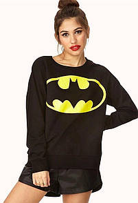 Світшот з логотипом batman | чорна кофта бетмен лого