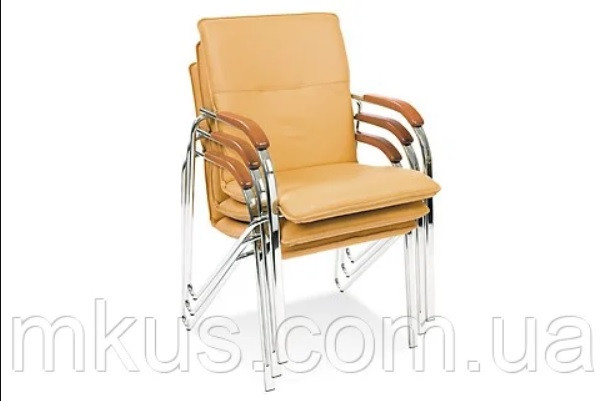 Кресла Samba с деревянными подлокотниками от Компании Украинский Стандарт Офисные кресла оптом - www.mkus.com.ua, тел. 067-585-26-29