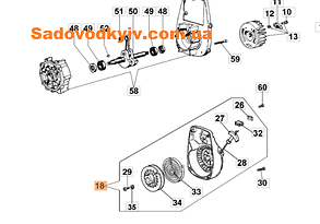 Стартер для мотопомпи Oleo-Mac SA 30 TLA (301000348AR)