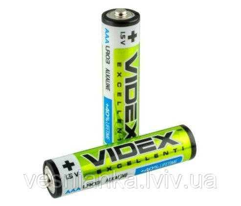 Батарейка R3 AAA алкалайнова 1.5V Videx