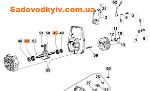 Підшипник для мотопомпи Oleo-Mac SA 30 TLA (3034012R)