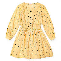 Платье для девочек Kidsmod 128 бежевое 981379