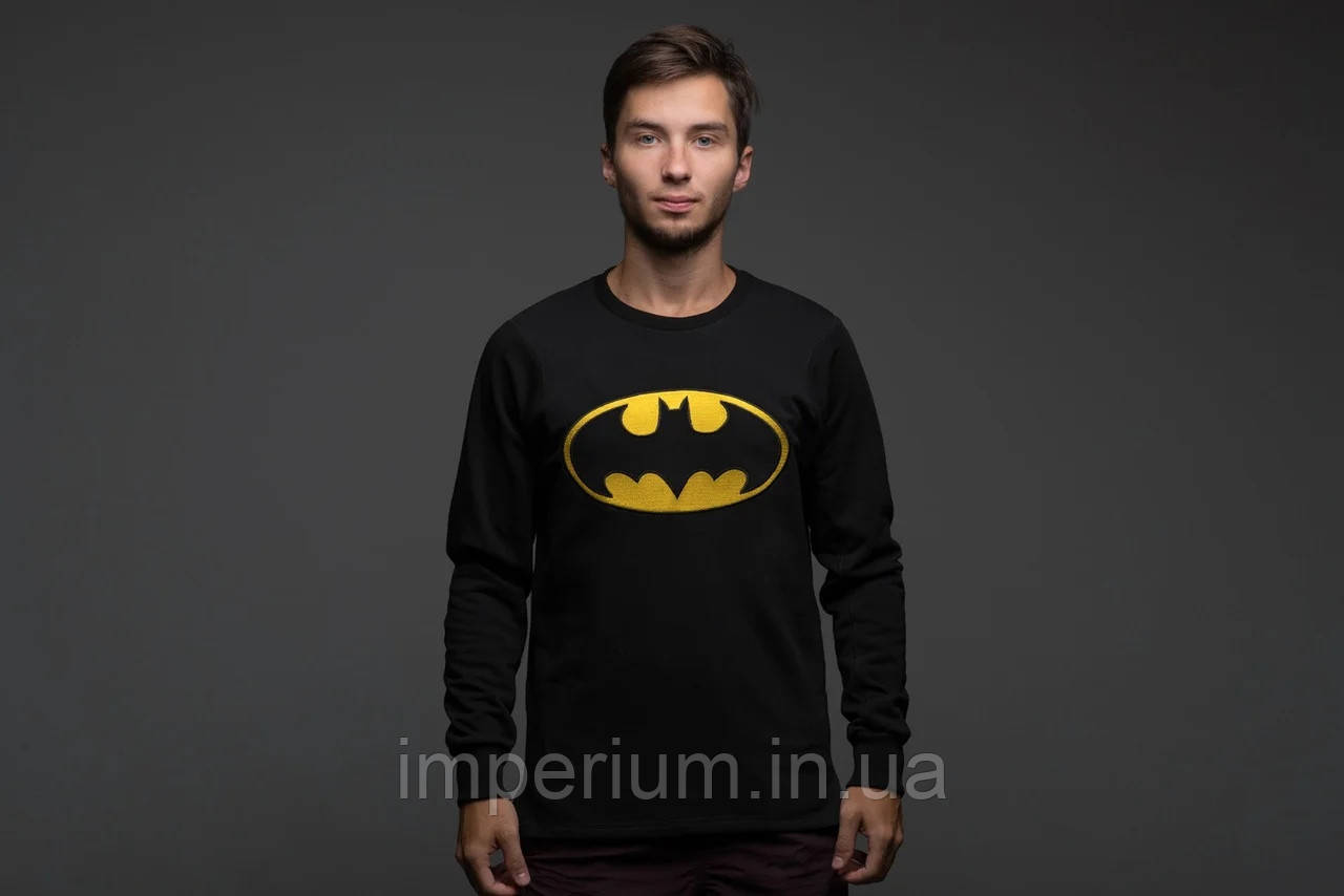 Стильний світшот batman | чорна кофта бетмен, фото 1