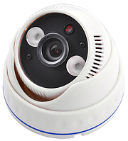 Камера Ip відеоспостереження ZX-611SD, Внутрішня, поворотна відеокамера з записом, купольна Ipcam SD карта