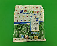 Воздушные шарики 5" (13 см) пастель зеленый 100 шт Gemar (1 пачка)