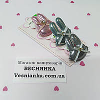 Резинка для волосся Зайчик  блискучий з камінчиком (пара)