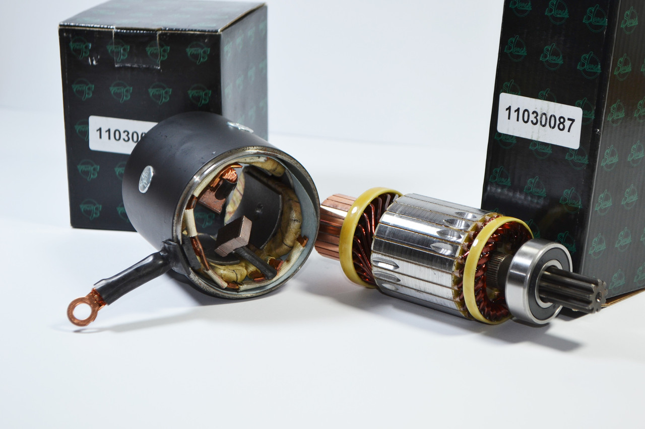 Якір стартера редукторного 12В 3.5 квт і Статор 12В 3.5 квт посилень МТЗ,ЮМЗ,Т-40,Т-25 Комплект, фото 1