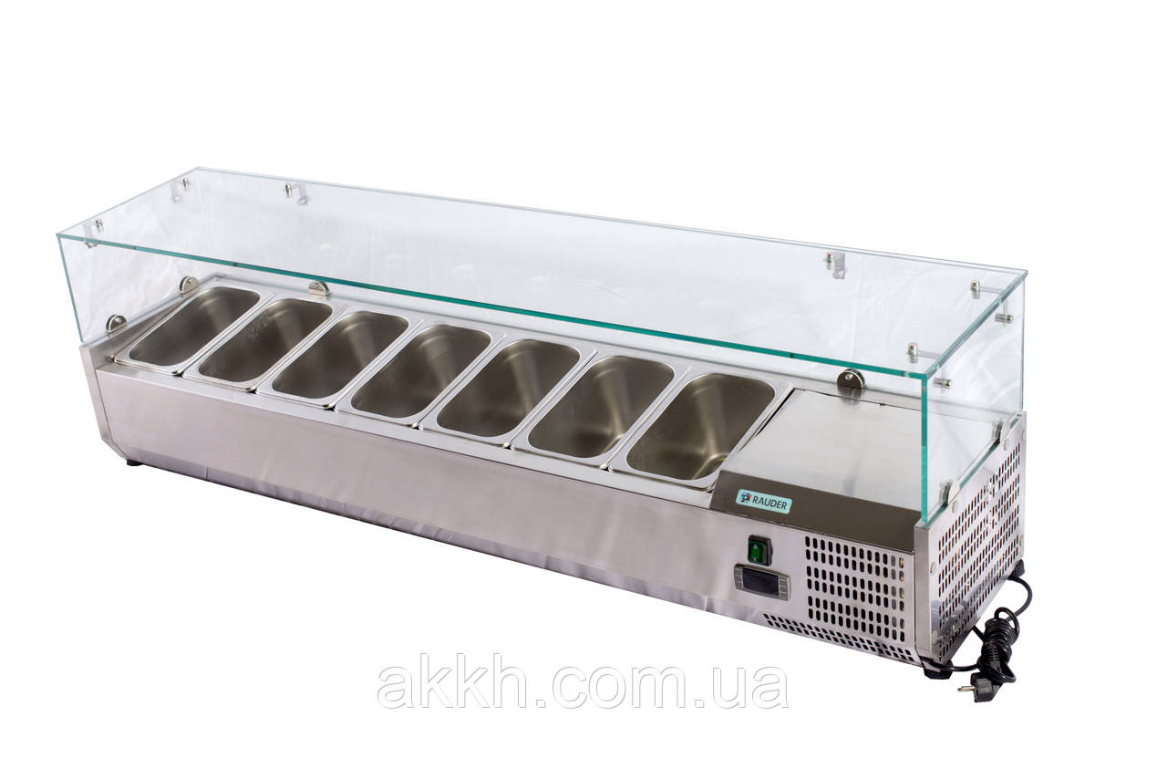 Вітрина Rauder SRV 1500/330 для топінга, фото 1
