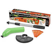 Газонокосарка для саду Zip Trim акумуляторна, Тример для трави та кущів для підстригання газону
