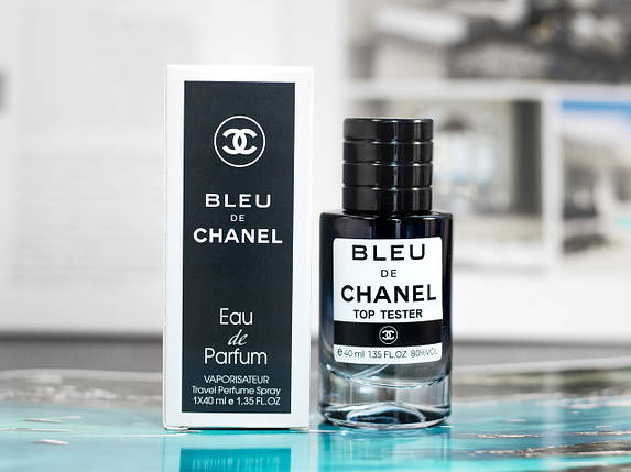 Chanel Bleu de Chanel Eau de Parfum тестер 40 мл(Чоловіча парфумована вода Блю Де Шанель від ШАНЕЛЬ), фото 1