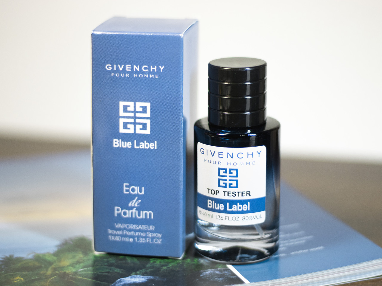 Givenchy Pour Homme Blue Label тестер 40 мл(Чоловіча парфумована вода Блю Лейбл від ЖИВАНШИ)