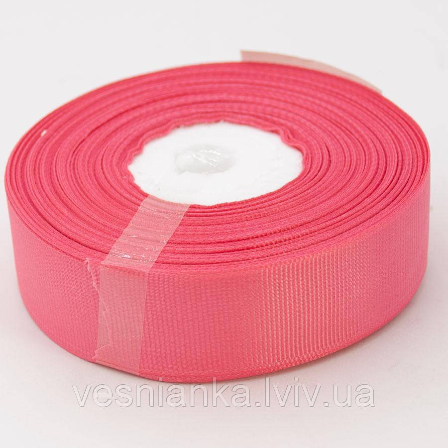 Стрічка репсова 2.5 см Коралова (за 1 метр)