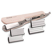 Щипці для волосся MAGIO MG-175P 40 Вт з насадками для гофре, Супер професійний прасок, Щипці для волосся