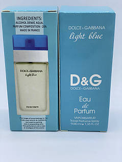 Dolce&Gabbana Light Blue тестер 40 мл(Жіноча парфумована вода Лайт Блю від ДОЛЬЧЕ І ГАББАНА), фото 3