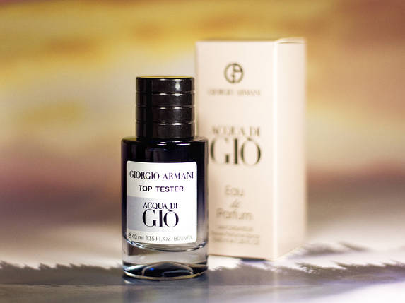 Giorgio Armani Acqua di Gio Pour Homme тестер 40 мл(Чоловіча парфумована вода Аква Ді Жзо від ГИОРГИО АРМАН, фото 2