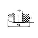 02-01 Сайлентблок переднього важеля Ford Escort CA), DA; 81АВ5К897ВВ; 1652910, фото 2