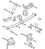 03-19 Втулка задньої ресори задня верхня Ford Transit CY, DY, TY, EY; 78VB5A546AA; 1575214, фото 4