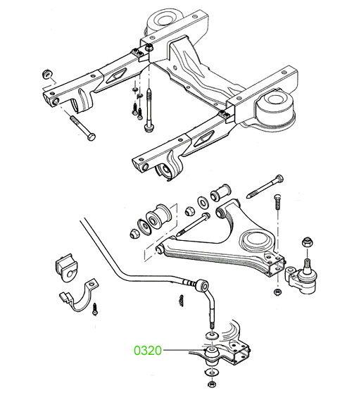 03-20 Втулка переднего стабилизатора крайняя Ford Transit CY, DY, TY, EY; 86VB5K498AA; 1631619 - фото 3 - id-p3719304