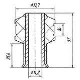 03-28 Втулка заднього амортизатора верхня Ford Transit FY, GY (Turkey); YC1518A034AA; 4056004, фото 2
