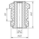 03-30 Сайлентблок переднього важеля передній Ford Transit Connect TC7 2002-; 2T143063AA; 4366976, фото 2