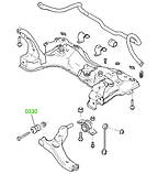 03-30 Сайлентблок переднього важеля передній Ford Transit Connect TC7 2002-; 2T143063AA; 4366976, фото 3