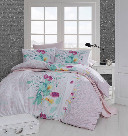 Комплект постільної білизни First Choice Ranforce "Rihanna Somon" R 136, фото 1