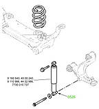 05-26 Втулка переднього амортизатора нижня Opel Movano, Renault Master; 4500240; 7700310737, фото 3