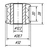 06-08 Сайлентблок рульової тяги Audi 100/Avant, 100/Avant quattro, A6/Avant, A6/S6/Avant quattro;, фото 2