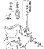 07-03 Сайлентблок переднього важеля Audi 80, 90, Coupe, Cabriolet; VW Passat, Santana 857407181, фото 4