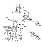 08-13 Втулка тяжкі стабілізатора Volkswagen Passat; 357411315C, фото 3