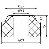 08-26 Втулка передньої розтяжки задня Volkswagen T2; 251407175, фото 2