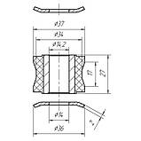 09-10 Втулка стійки стабілізатора Fiat Ducato 94-, Citroen Jumper, Peugeot Boxer; 1300716080; 508737, фото 2