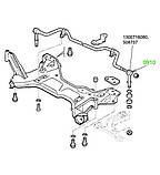 09-10 Втулка стійки стабілізатора Fiat Ducato 94-, Citroen Jumper, Peugeot Boxer; 1300716080; 508737, фото 3