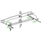 11-07 Втулка ресори Mercedes (Transporter, Truck, Bus) 608 — 913, 507 D — 814 D; 3183220250, фото 3