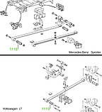 11-19 Сайлентблок ресори Mercedes (Transporter) Sprinter 208 D — 312 D; VW LT; 9013240150;, фото 3