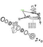 11-40 Сайлентблок переднього важеля Mercedes Sprinter 208 D — 414 D, CDI; VW LT; 9013330214, фото 3