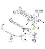 13-23 Сайлентблок переднього важеля Infiniti FX 45/35 (S50) 2002-2008; 54500CG200; 54501CG200, фото 3