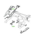 16-04 Сайлентблок поздовжньої тяги задньої підвіски задній Volvo 740, 760, 940, 960; 1229608; 859608, фото 3