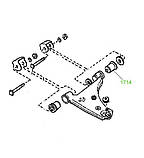 17-14 Сайлентблок переднього важеля задній Mazda 626 (GD) 1987-1991, 626 WAGON (GV) 1988-1997; GJ2134460B, фото 3