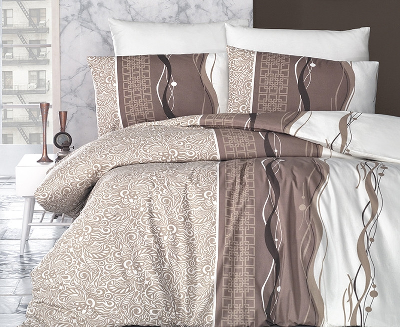 Комплект постельного белья First Choice Ranforce "Neron Kahve" R 146