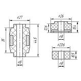 24-04 Втулки стійки стабілізатора Renault Clio, Kangoo, Thalia; 7700799404, фото 2