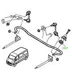 24-07 Втулка переднього стабілізатора Renault Master 98-; Opel Movano 98-; 7700309154; 9160511, фото 3