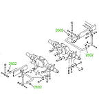 26-02 Сайлентблок стабілізатора 68х22х62х40 (задній і підтримуючий міст) MAN F2000, M2000L, M2000M; 81437220063, фото 3