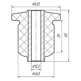 32-01 Сайлентблок задньої балки ВАЗ 2108 — 21099; 2108-2914054-10, фото 2